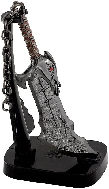 Superbuybox God of War Kratos Blades of Chaos Action Figures Game Collection Keychain Desk Decoration Backpack Pendant Gift