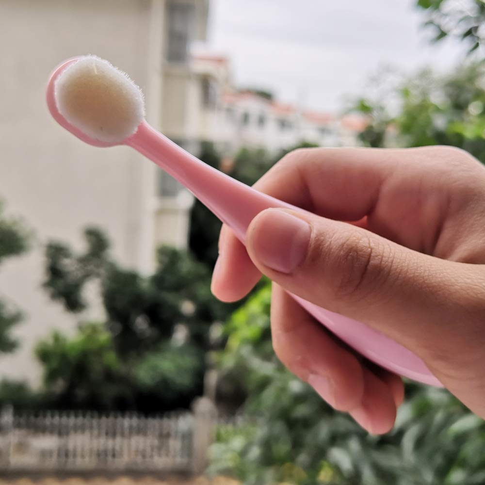 EasyHonor Baby Toothbrush for Age 1-3 Years Old, Extra Soft Toothbrush with 10000 Floss Bristle for Toddler Gum Care. (4Pcs)