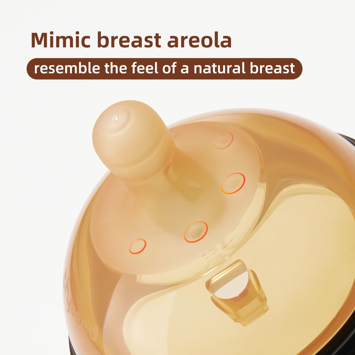 PPSU Natural Breast-Like Bottle with Nipple(0-3 Months),10oz,2pack