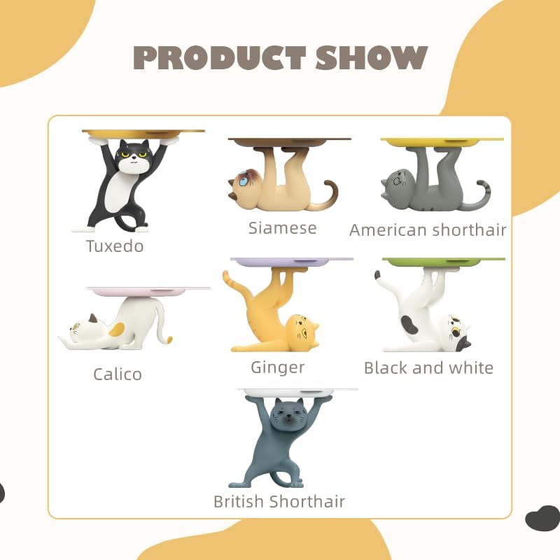 Cat You That Cat Blind Box Cute Figures 6PCs Kawaii Random Design Collectible Toys Desk Accessories