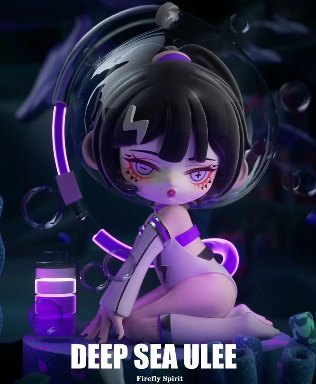 Ulee Deep sea Adventure Series Figures 8PCs Random Design Box Toys for Modern Home Birthday Gift Decorations Indoor, Collectible Toy Set for Desk Accessories