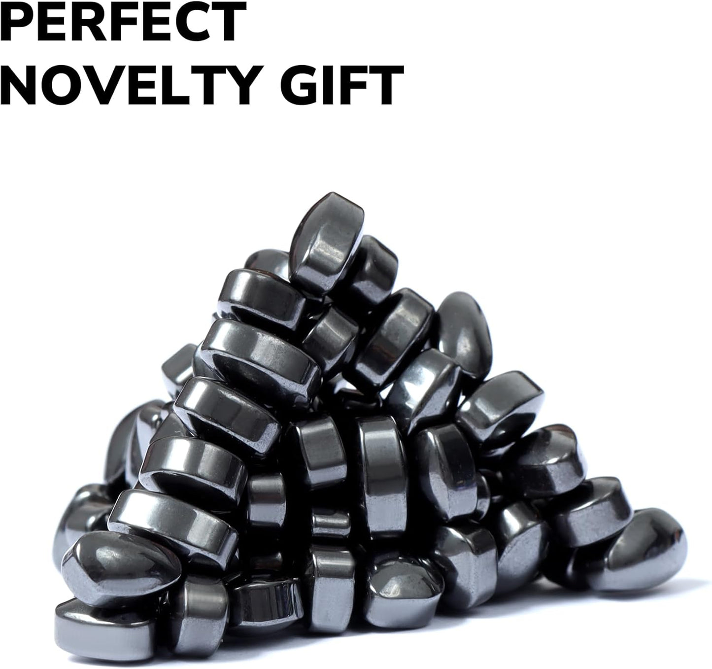 Over 500 Black Weak Magnetic Ferrite Putty Stones Desk Fidget Toys for Adults.