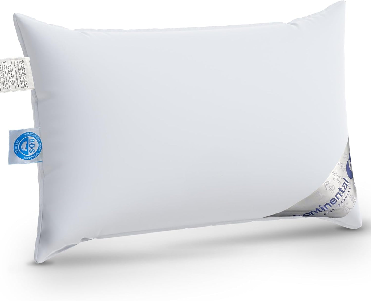 Continental Bedding Child-Micro, 13x18 Firm Pillow, White