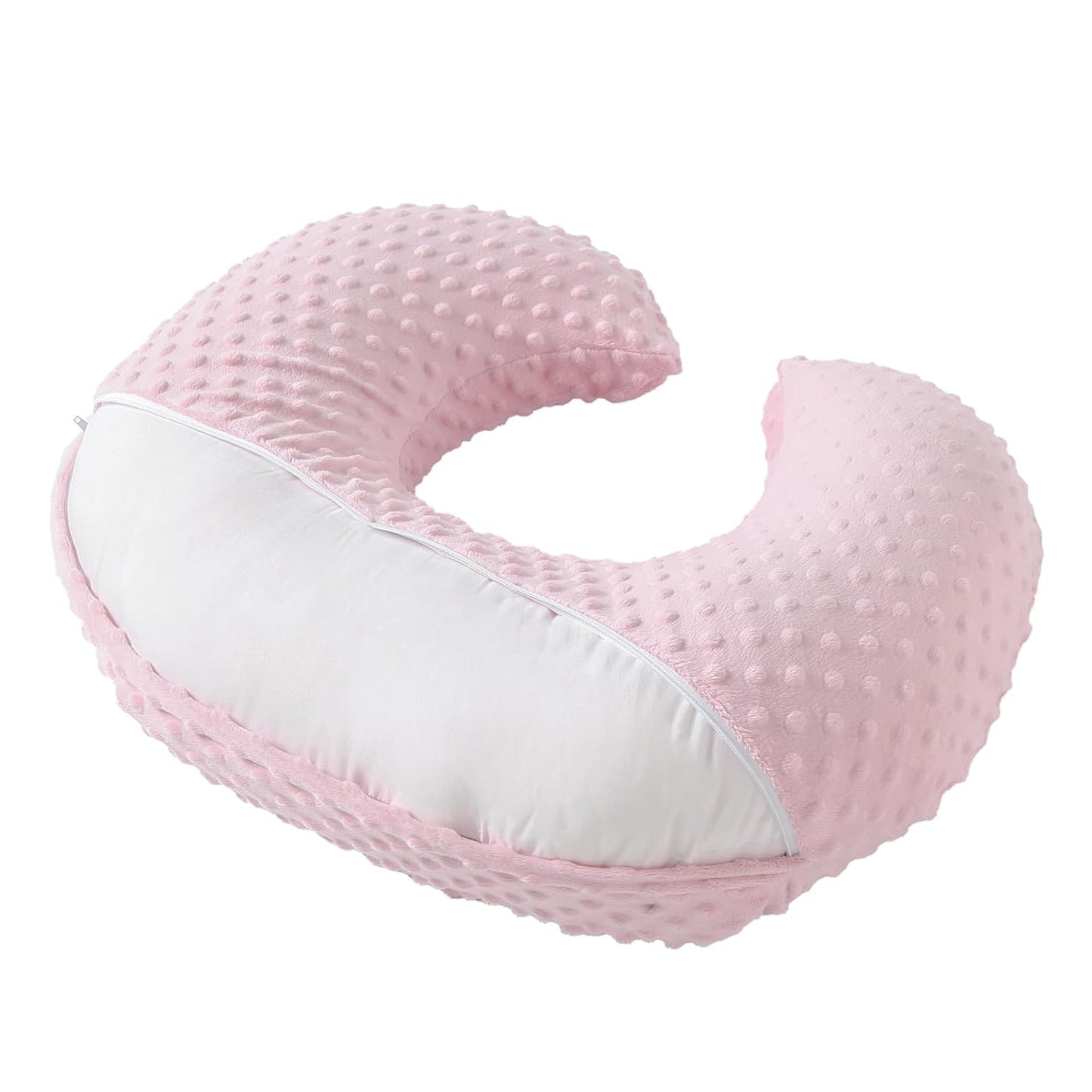 Nursing Pillow and Positioner for Breastfeeding, Ultra Soft Baby Breastfeeding Pillows for More Support for Mom and Baby, with Premium Removable Cover (Blushing Bride)
