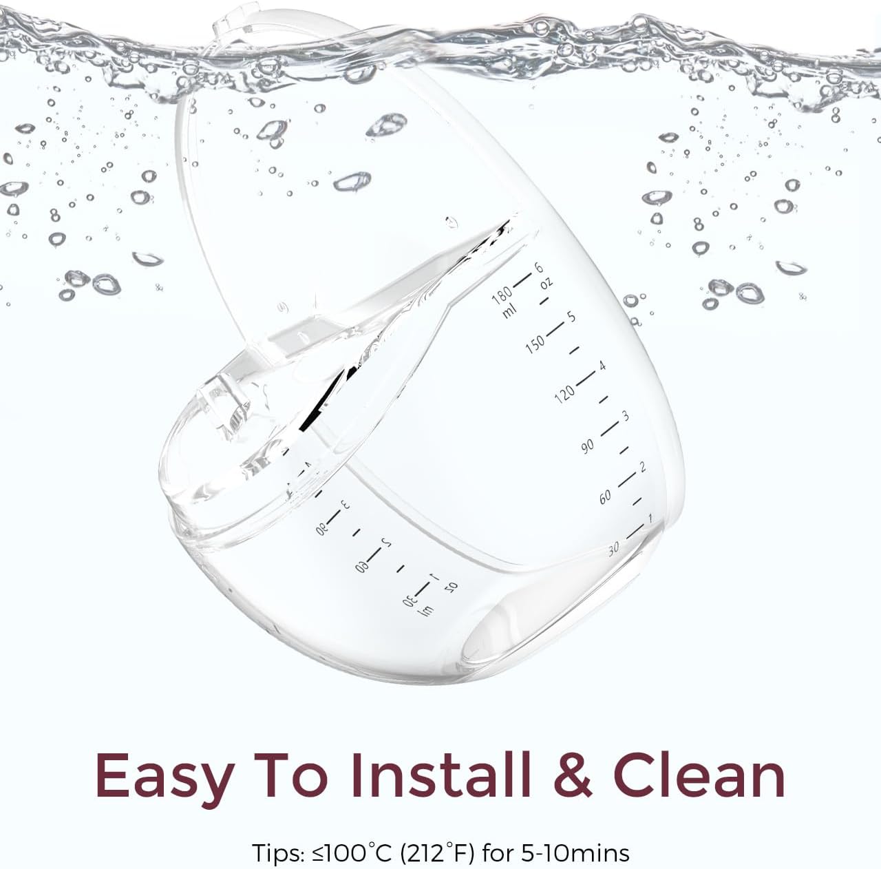 Momcozy Mobile Style | M6 Flange 24mm & Milk Collector, Original Mobile Style | M6 Breast Pump Replacement Accessories