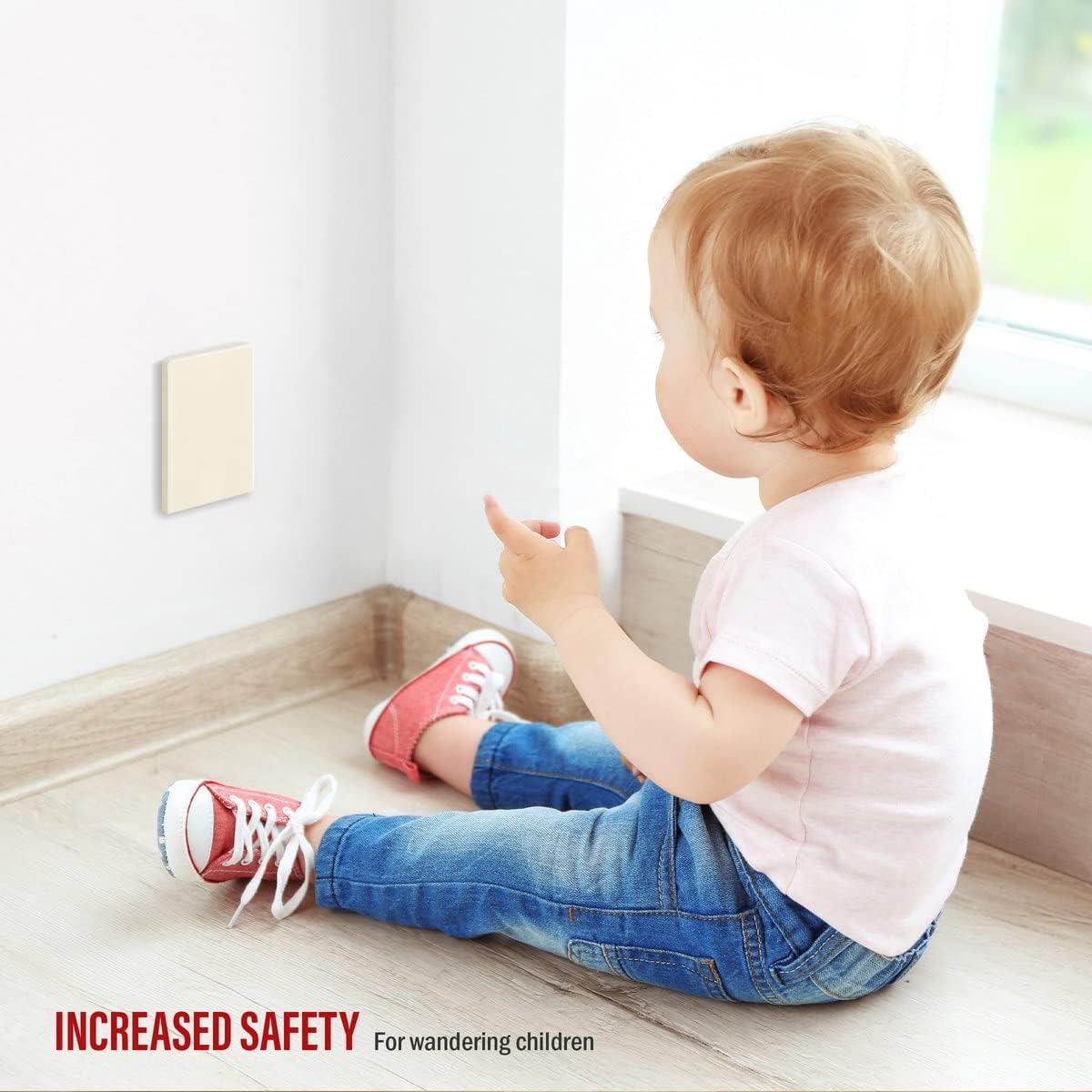 ENERLITES Screwless Blank Wall Plate, Child Safe Blank Device Outlet Cover, Standard Size, 1-Gang 4.68" x 2.93", Polycarbonate Thermoplastic, UL Listed, SI8801-LA, Glossy, Light Almond