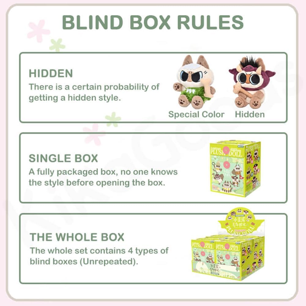 Nobeko Azuki Can Cat Blind Box Figures Island Exploration Series 1PC Random Art Cute Plush Siamese Cats Collectibles Birthday Gift