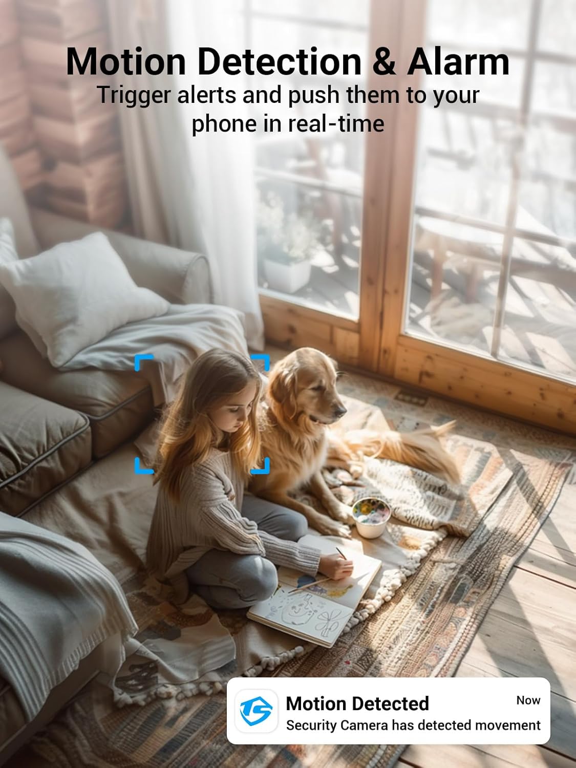 Security Camera Indoor Outdoor, 5G & 2.4G WiFi Cameras for Home, Baby/Elder/Nanny/Dog/Pet Camera with Phone App, Spotlight, Color Night Vision, 2-Way Audio, 24/7, SD/Cloud Storage, Works with Alexa