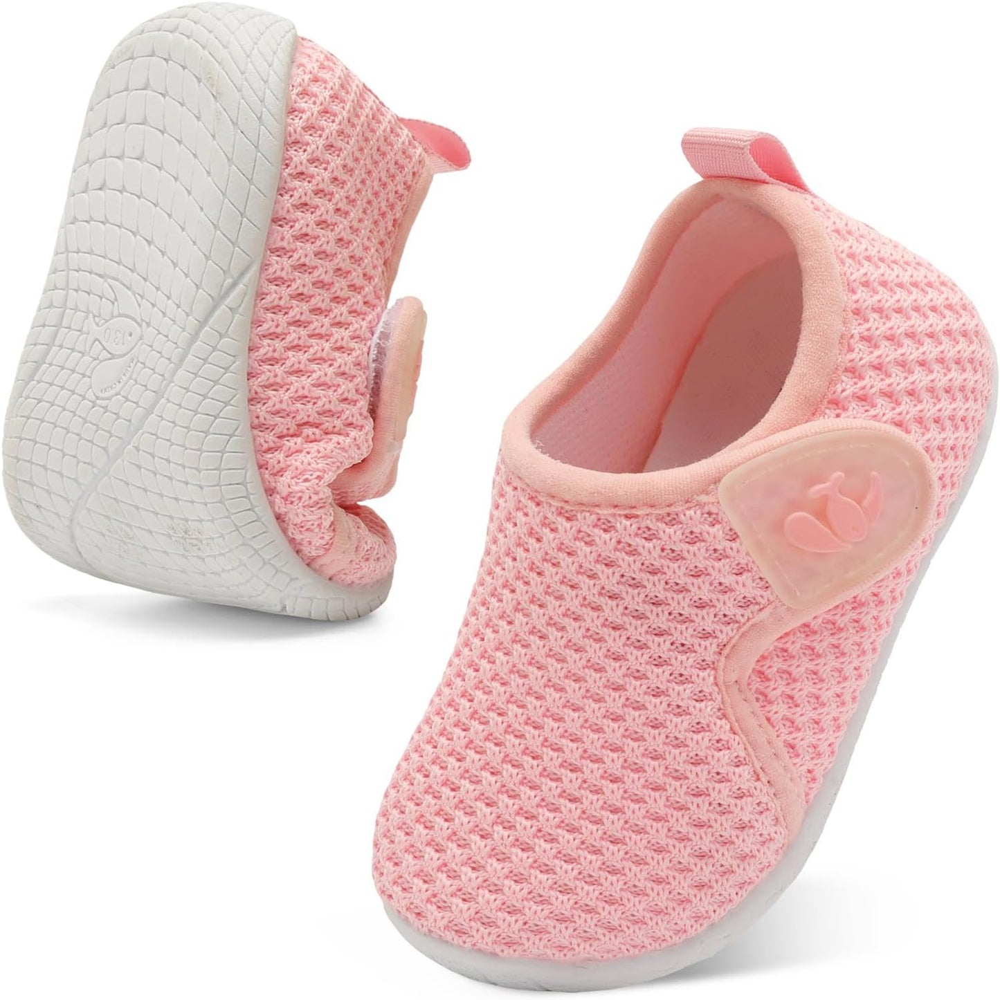 FEETCITY Toddler Walking Shoes Slip On Toddler Shoes Boys Girls Kids Sports Sneakers Casual School Shoes Barefoot Shoes