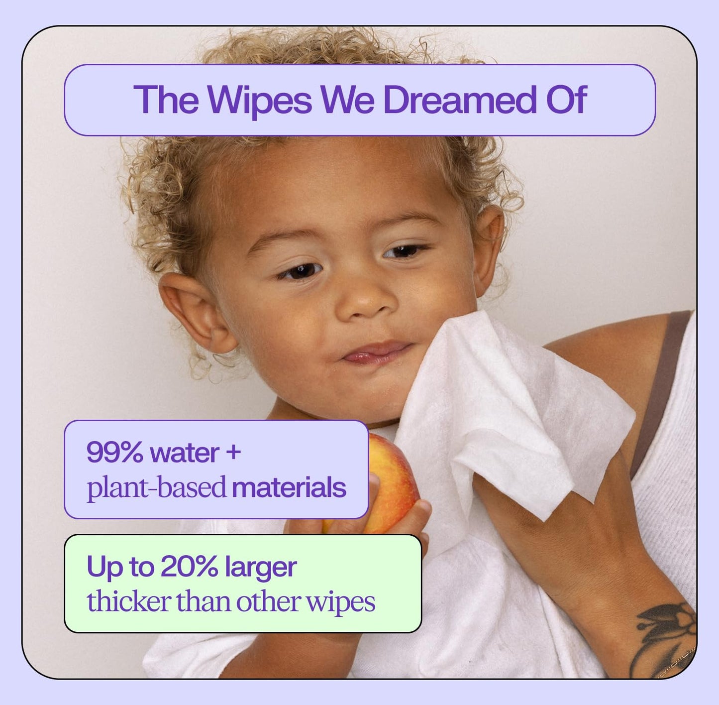 Freestyle Soft Jumbo Baby Wipes, Hypoallergenic and Unscented, Water-Based Wet Wipes for Babies, Finely Suited for Sensitive Skin, Thick & Oversized, Pack of 12, 72 Wipes Per Pack