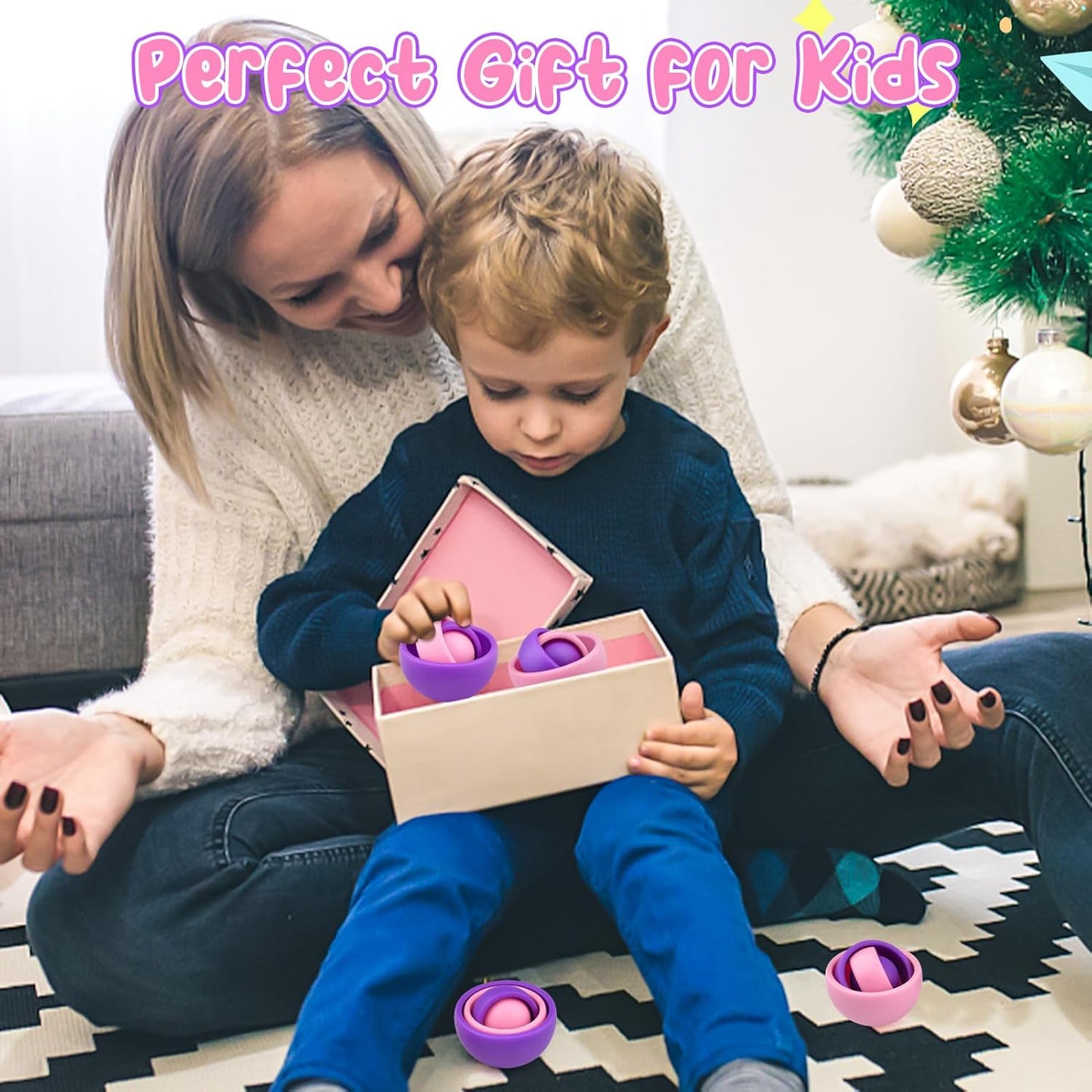 Fidget Toys Adults, Fidget Gyro Toys for Kids 8-12, Gift Ideas Fidgets Gifts for Boys Girls Teens Halloween Party Favors Classroom Prizes