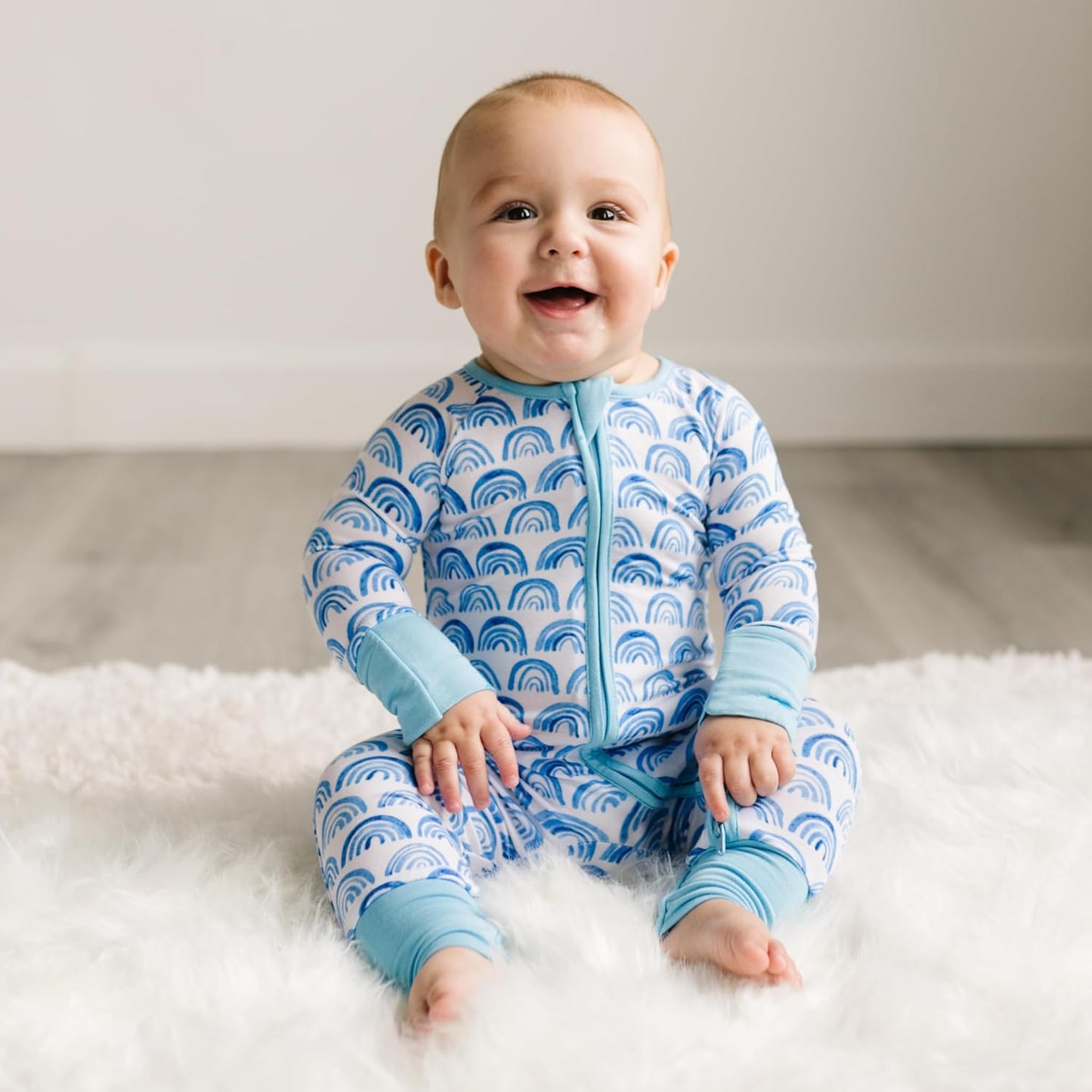 Little Sleepies Pajamas for Baby Boys & Girls, Viscose from Bamboo Baby Pajamas, Preemie & Newborn Sleepers, 2-Way Zipper PJs