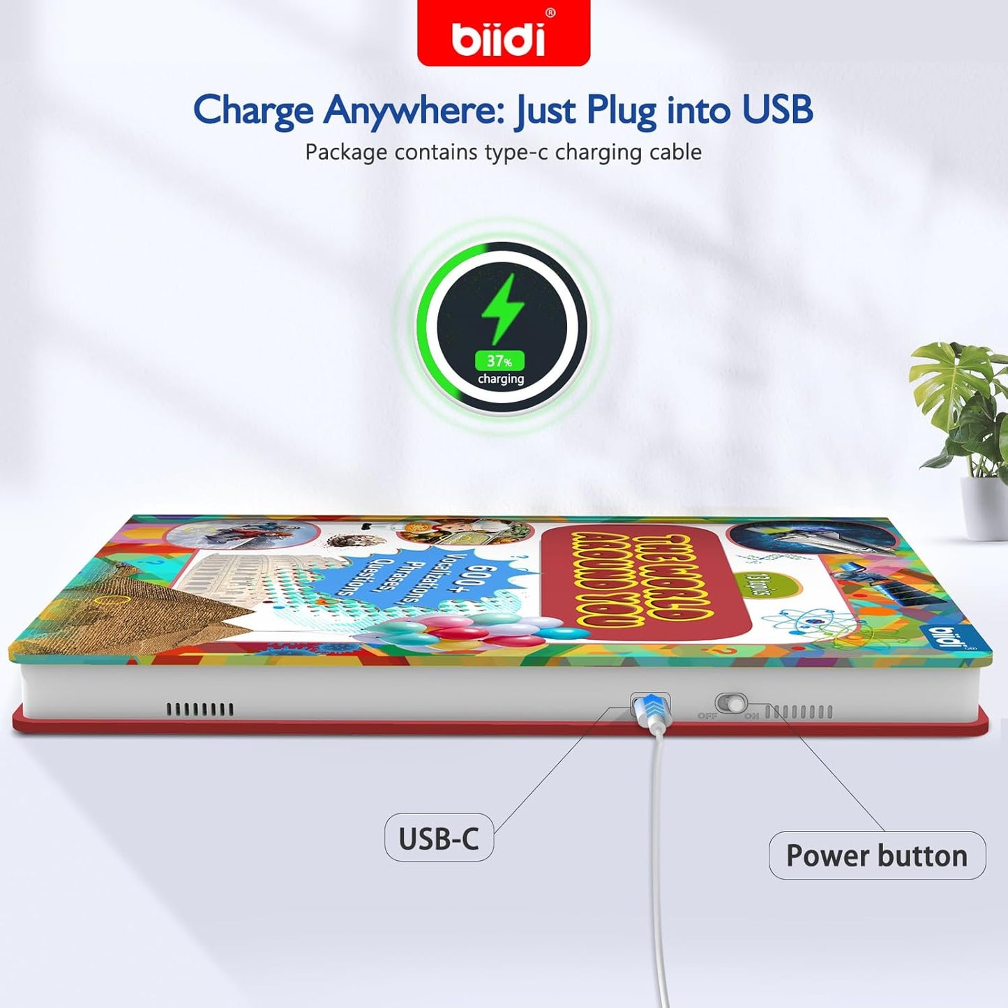 Interactive Sound Book for Kids Children,English Words Talking Book Activity for Toddler Age 3-5,Educational Learning Travel Toys for Boys Girls Birthday Gift 3 4 5 6 Year Old,Sensory Autism Toy