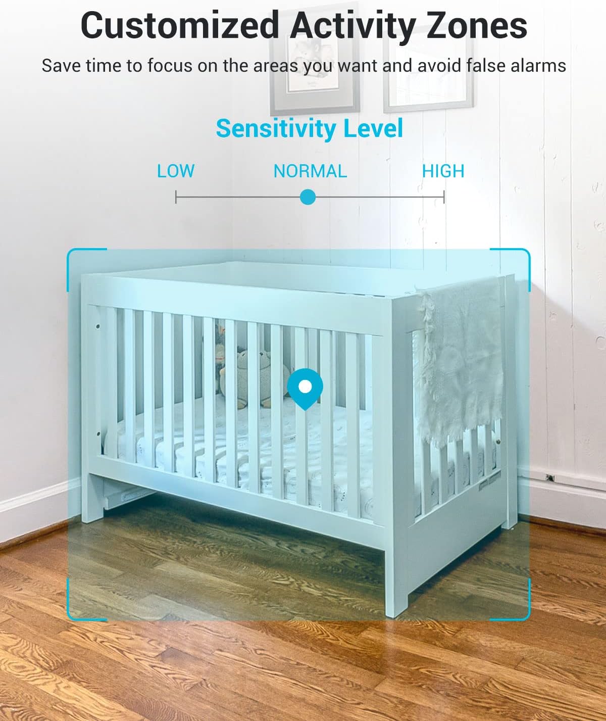 blurams Cameras for Home Security, 2K Indoor Camera 360° Pet Camera with Phone App, Motion Tracking, 2-Way Audio, IR Night Vision, Siren, Works with Alexa & Google Assistant