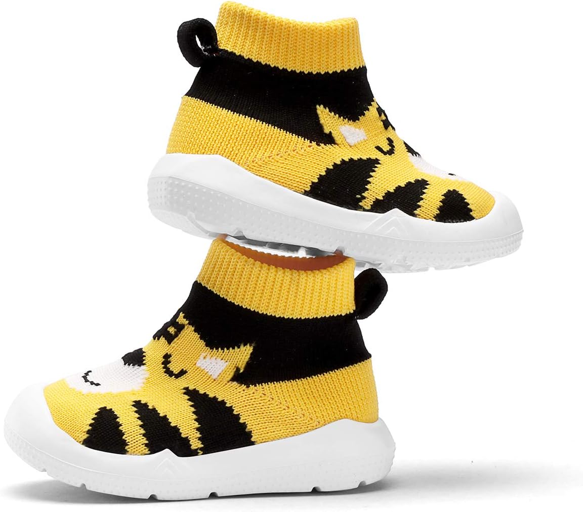 Engtoy Baby Shoes & Socks - Non-Slip Breathable Slippers with Soft Rubber Sole - Baby Boys & Girls Slip On Sneakers