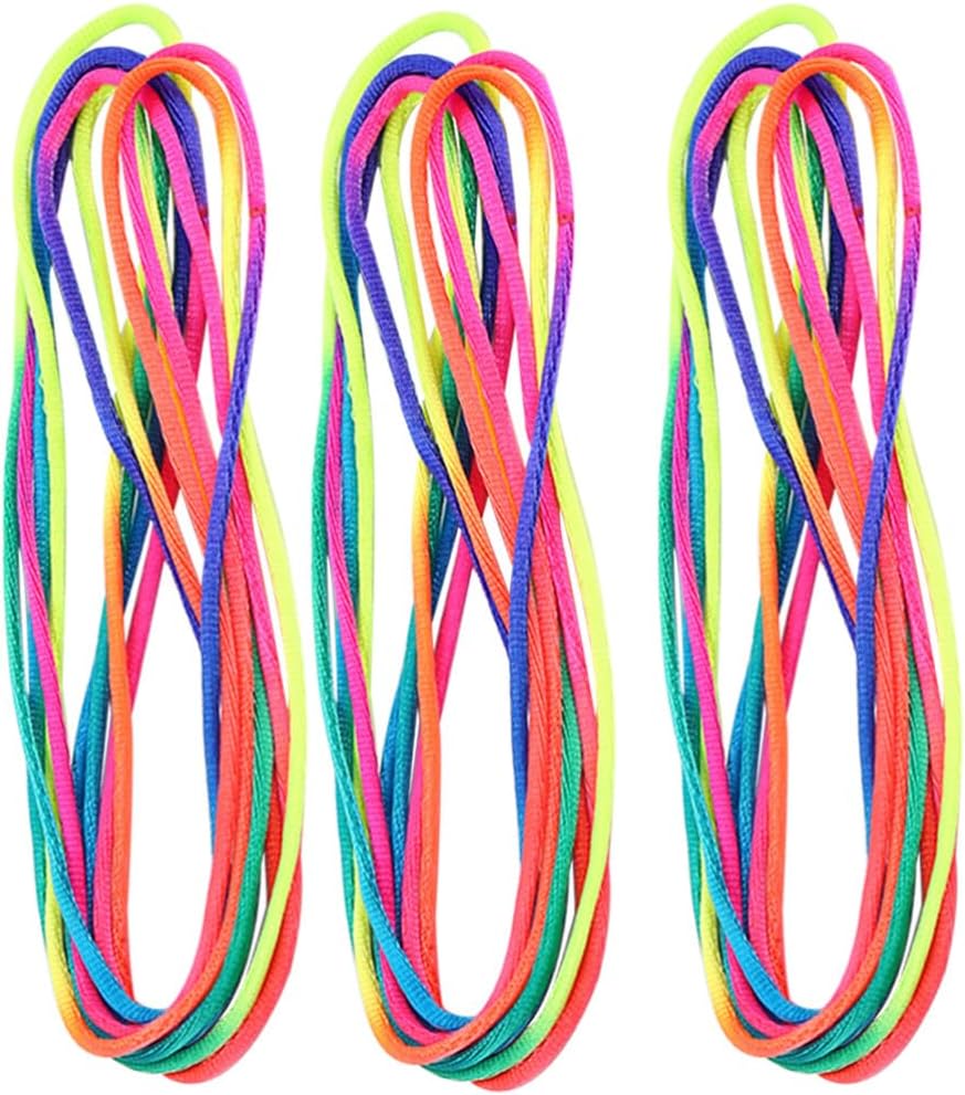 1 Set Colored Rope Finger Rope Toys Kids Toys Hand Game Toys Cats Cradle Hand Game Rope Kids Playthings Cradle Rope Game Finger Traps for Kids Finger Playthings Party Supplies