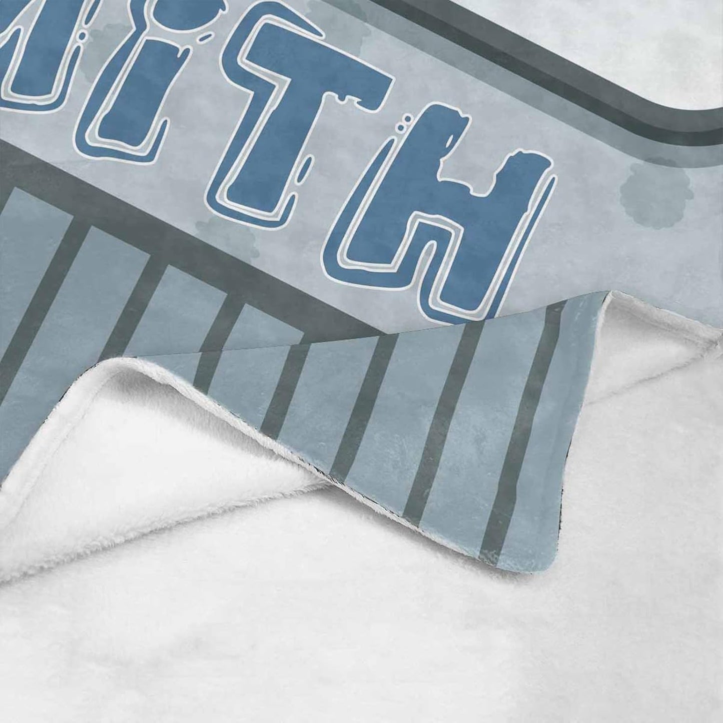 Personalized Cute Elephant Name Blanket, Custom Cartoon Alphabet Name Blanket Toddler Girls Soft Flannne Swaddling Blankets Customized Monogram Memorial Gift from Nana for Infant Newborn Shower