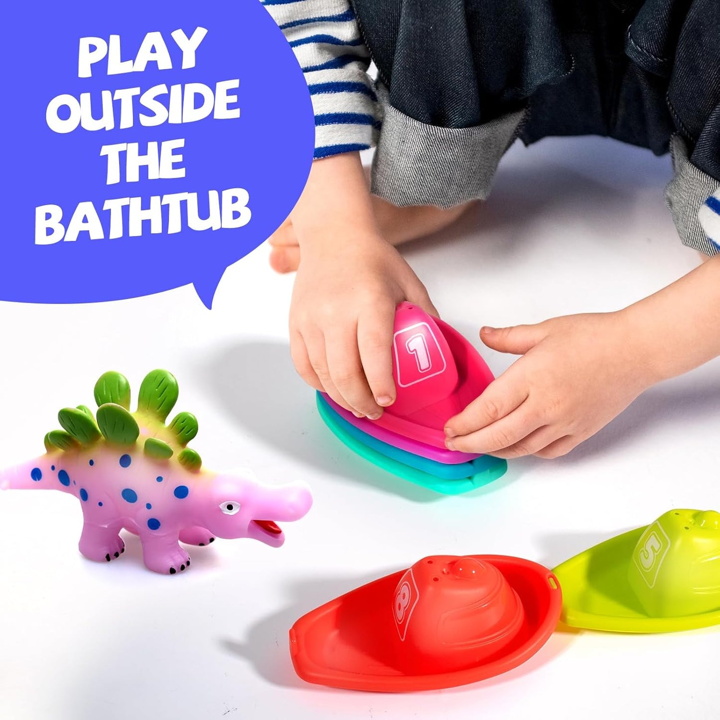 Hely Cancy Mold Free Bath Toys for Toddlers 18 Month
