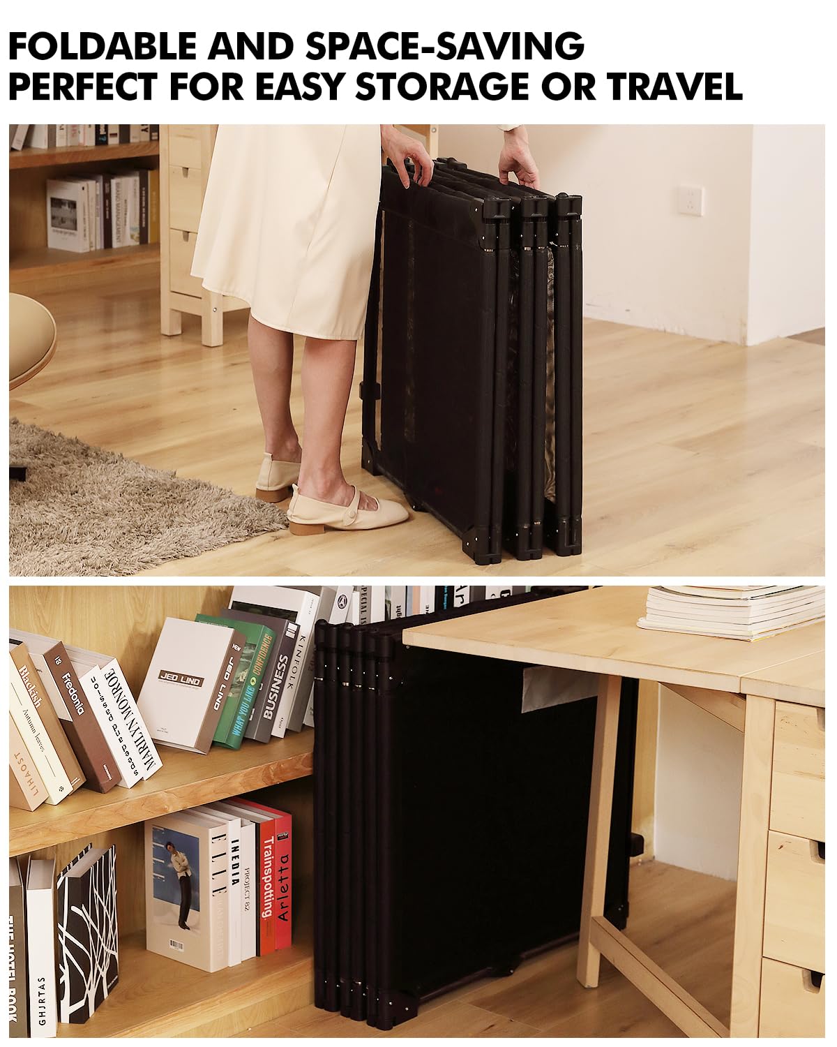 Extra Wide Baby Gate Playpen with Heat-Resistant Mesh,3 Panel Foldable Baby Fence,Indoor/Outdoor Safety Barrier,Dog Playpen & Fireplace Gate