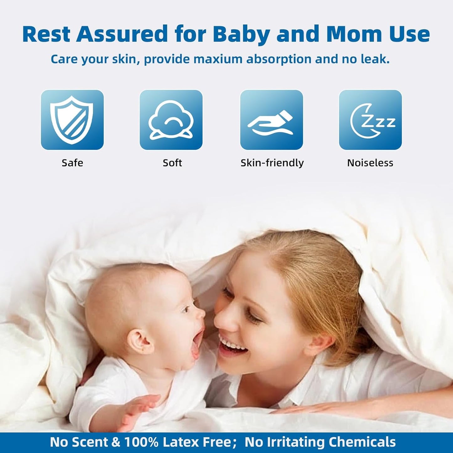 150 Count Disposable Beds Pads,23"x36" Waterproof Adults Incontinence Chucks Underpads,Absorbent Leakproof Pee Pads for Kids,Elderly,Extra Large Dog Puppy Training Pad, Baby Changing Liner