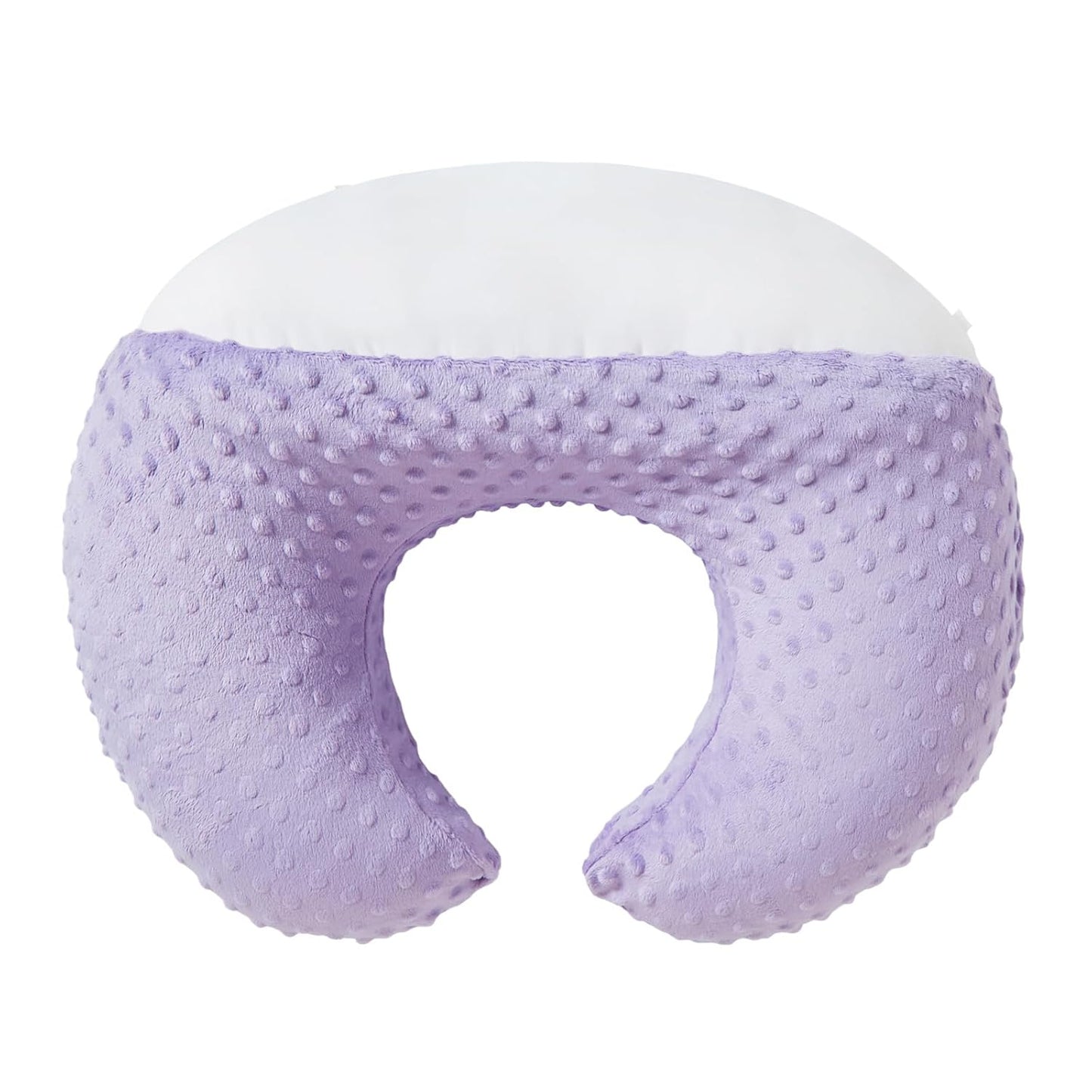 Nursing Pillow and Positioner for Breastfeeding, Ultra Soft Baby Breastfeeding Pillows for More Support for Mom and Baby, with Premium Removable Cover (Orchid Petal)