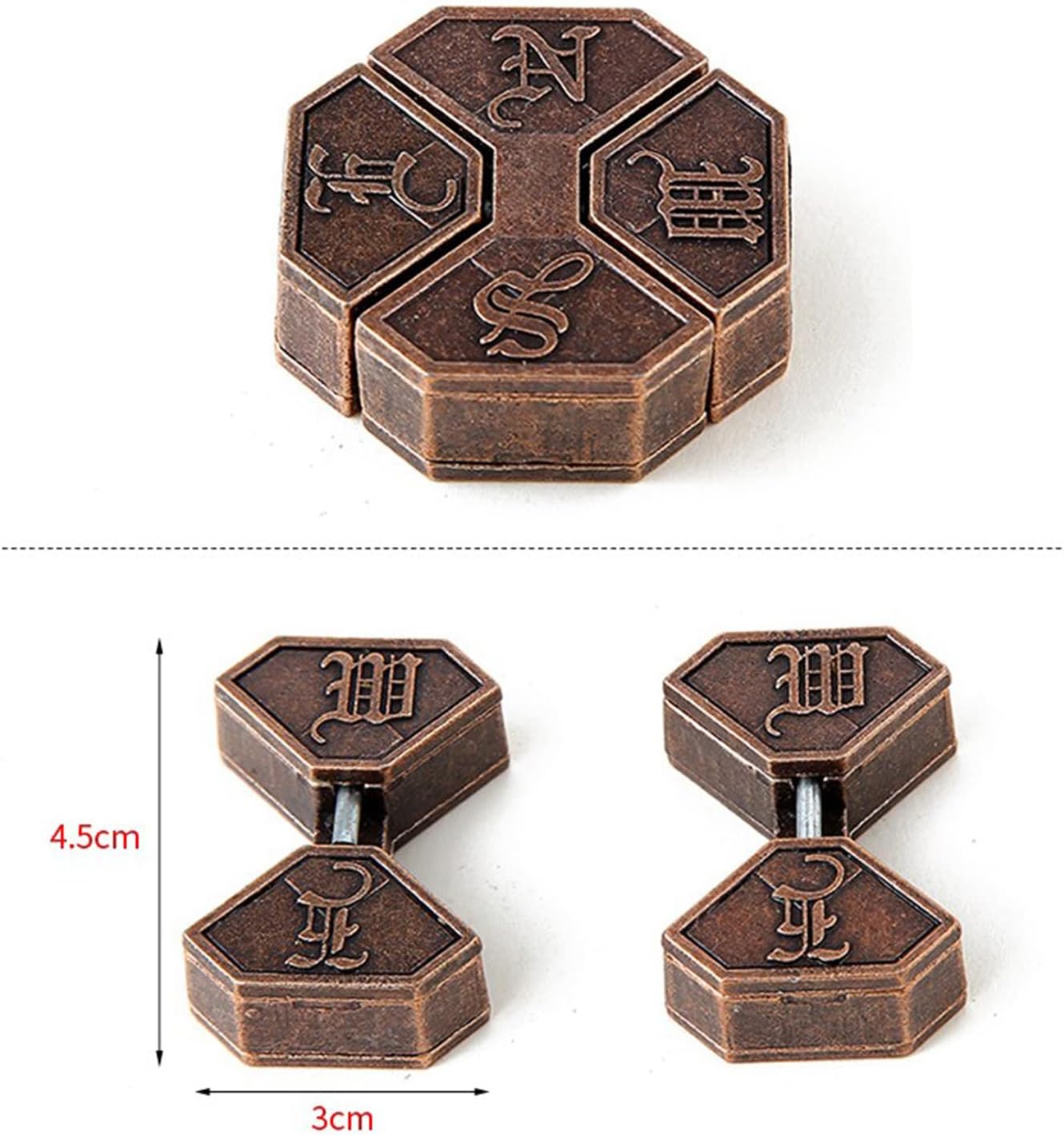 15 pcs IQ Test Puzzle Metal Wire Puzzles Mind Game Educational Toys High Difficulty Brain Teaser Puzzle Toy for Kids and Adults - Explore Creativity and Problem Solving. Gift Desk Puzzles