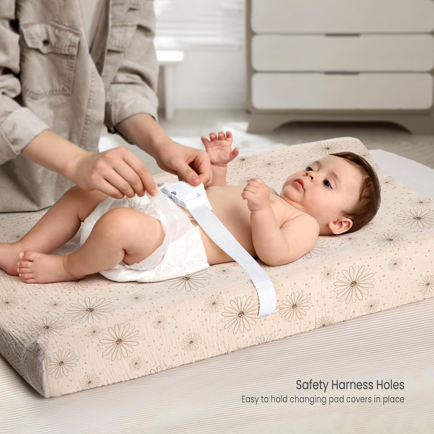 lulumoon Muslin Changing Pad Covers: Baby Cotton Changing Table Covers - Soft Changing Pad Sheets for Boys Girls