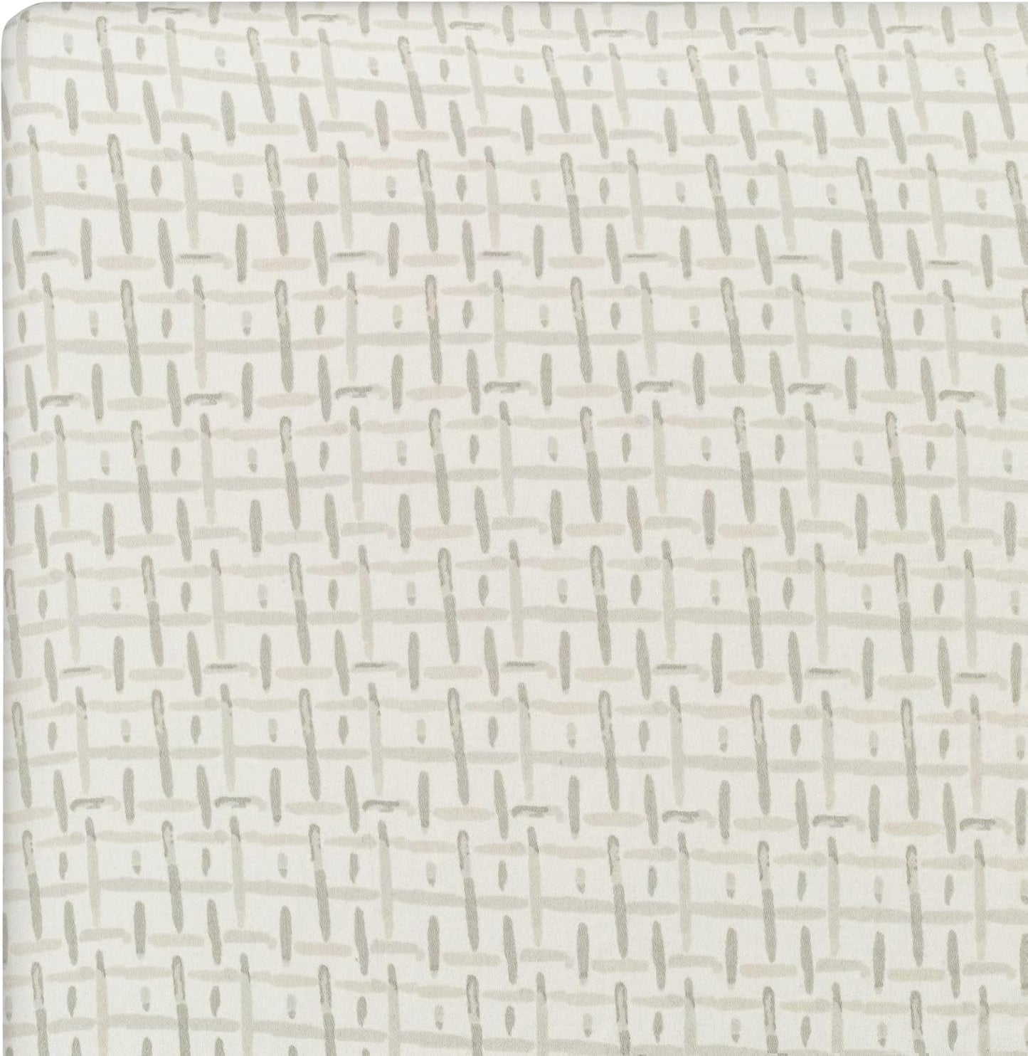 Crane Baby Crib Sheet, Neutral Hashtag Crib Sheets & Toddler Sheets, 100% Cotton Crib Sheets for Standard Crib Mattress(28"x 52"), Breathable Crib Sheets, Fitted Crib Sheets for Boys and Girls