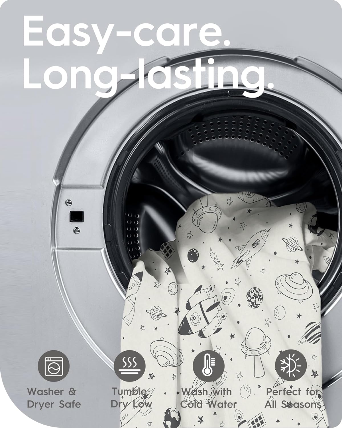 Bassinet Sheets for Baby Boy Girl, TotBasic Buttery Soft Universal Bassinet Fitted Sheet, Compatible with Halo, Mika Micky, Baby Delight, Dream On Me, Maxi COSI and More Bassinet Mattress(Space)