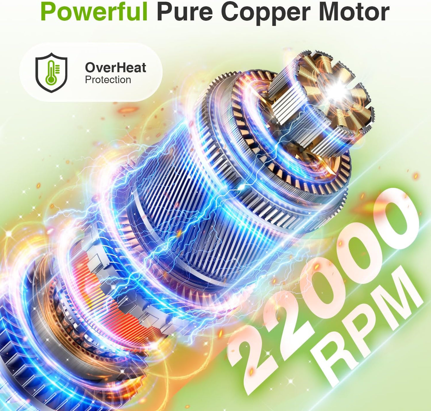 KOIOS Blender for Smoothies,Personal Blender for Shakes and Smoothies with 3 * 22oz To-Go Cups,22000 RPM Smoothie Maker,Detachable 6-leaf Blade Portable Blenders for kitchen,Black