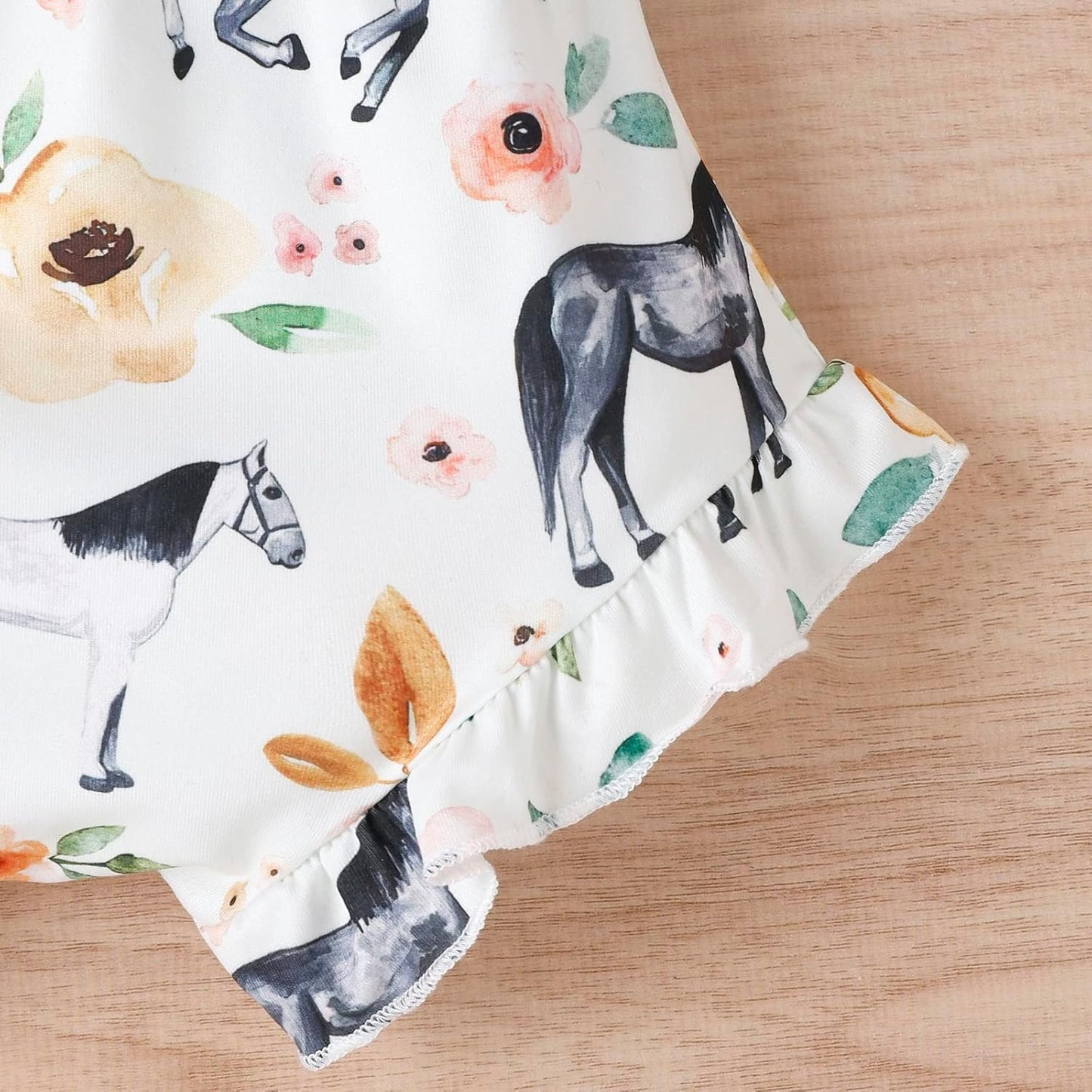 fhutpw Baby Girl Clothes Summer Cute Outfits 3 6 12 18 Months Spaghetti Strap Romper & Floarl Shorts Sets