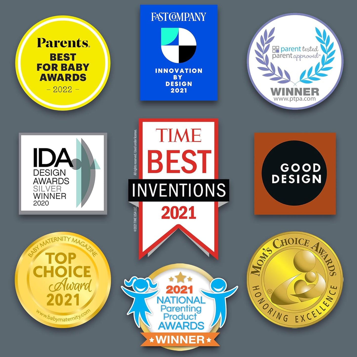 Chicco Duo 9oz. Hybrid Baby Bottle with Invinci-Glass Inside and Plastic Outside | Dishwasher, Bottle Warmer, and Electric Sterilizer Safe | Intui-Latch Nipple | Clear/Grey