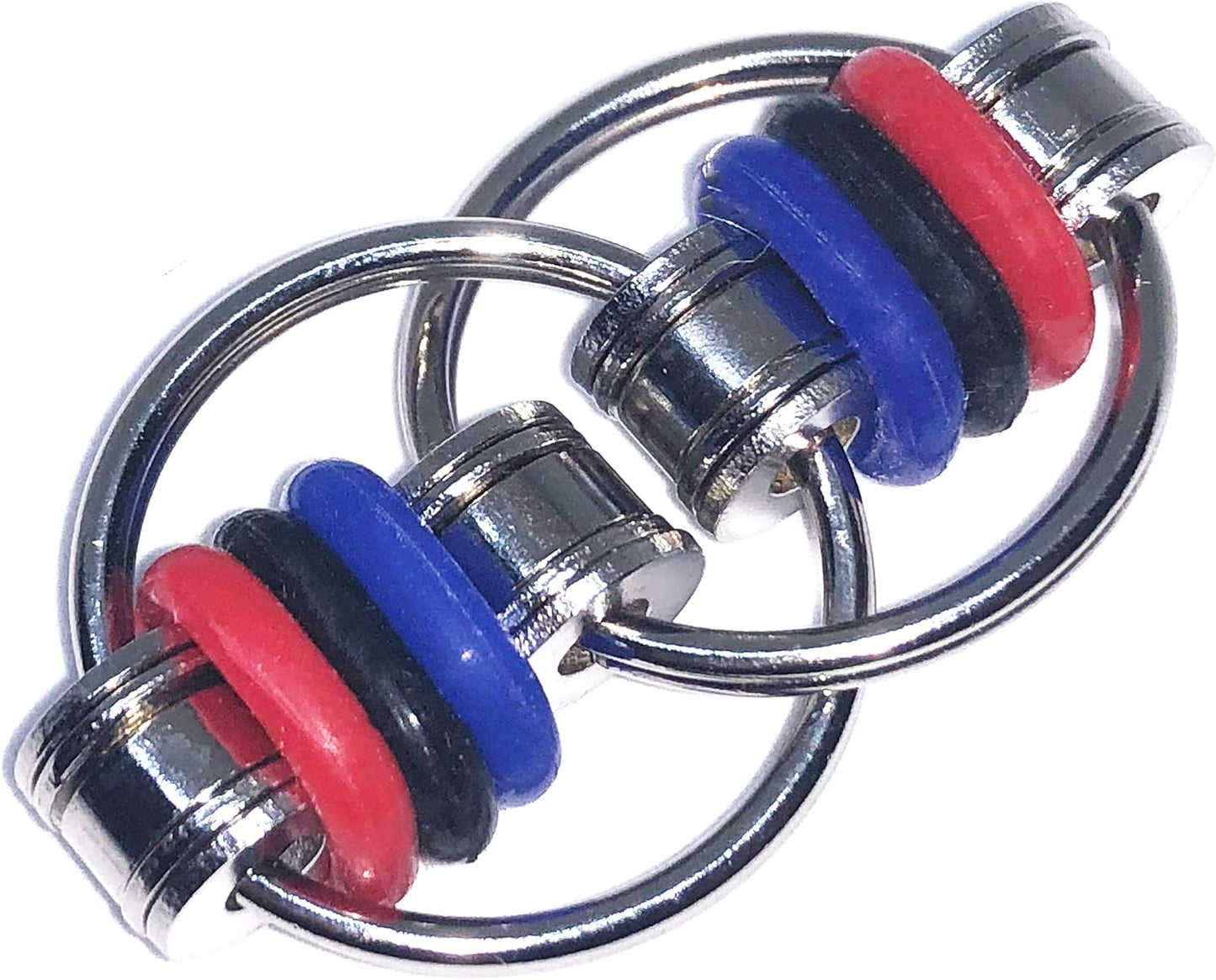 Fidget Toys Roller Chain - Stress Relief Perfect for ADHD, ADD, Anxiety in Classroom, Office, School, Work for Students, Teens, Adults Stocking Stuffers Gifts (3 Piece Style 1)