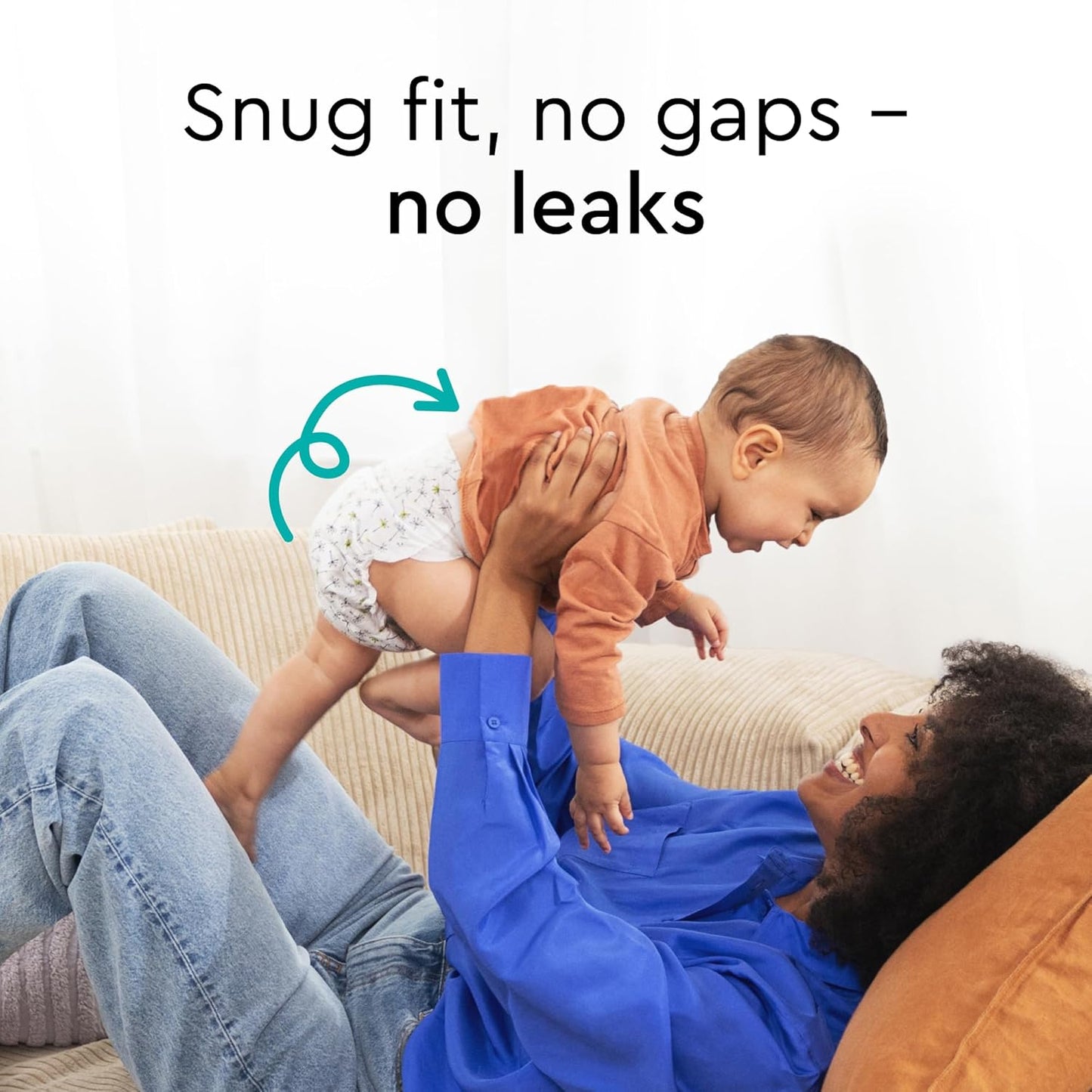 Baby Diapers - Size 7 (33+ lbs), Half-Monthly Supply (51 Count), Leak Protection, Skin-Friendly, Ultrasoft, Perfume- & Chlorine-Free, Hypoallergenic, Dermatologist Tested, Oeko-TEX®