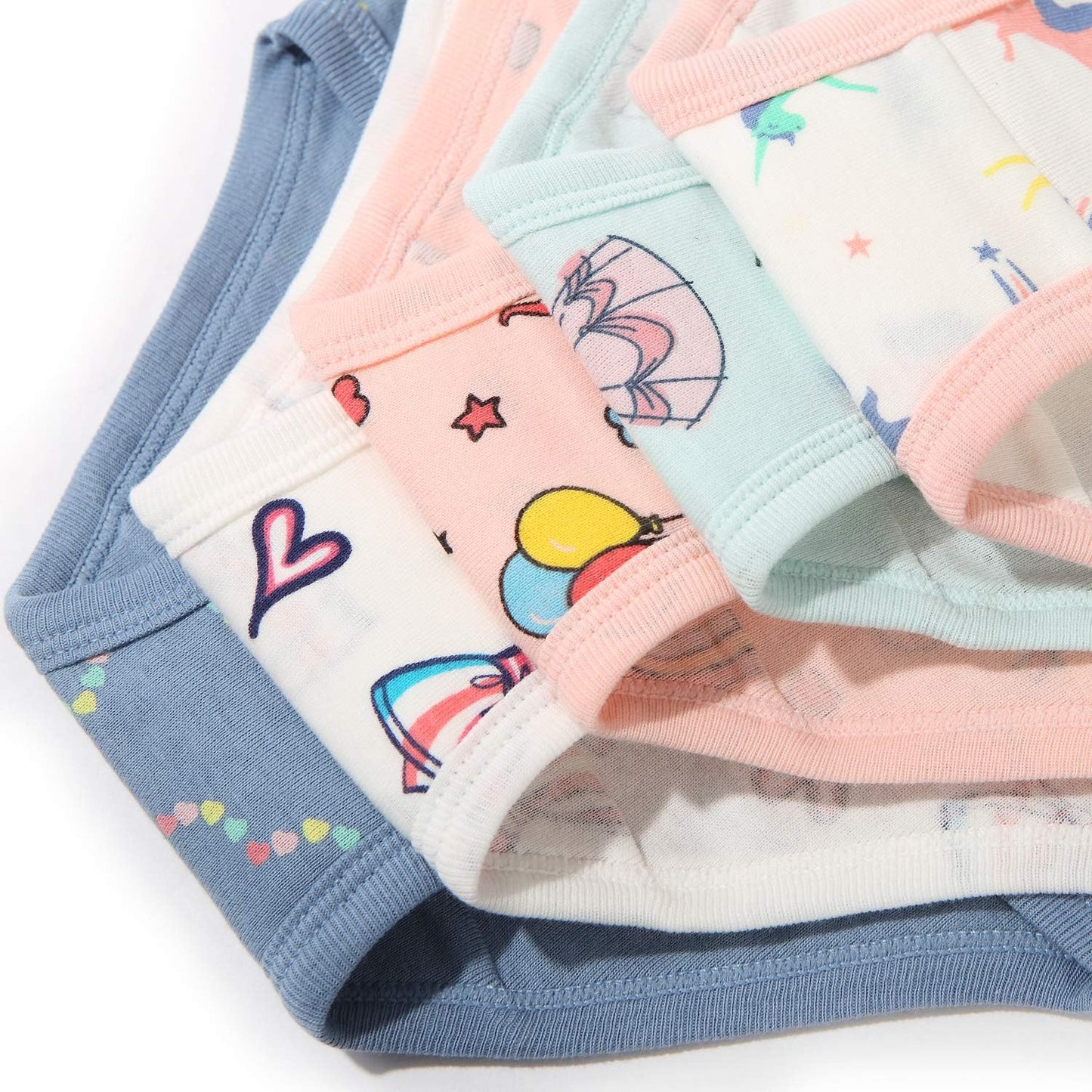 Girls' Cotton Brief Breathable Toddler Panties Kids Assorted Underwears 6-8 pieces