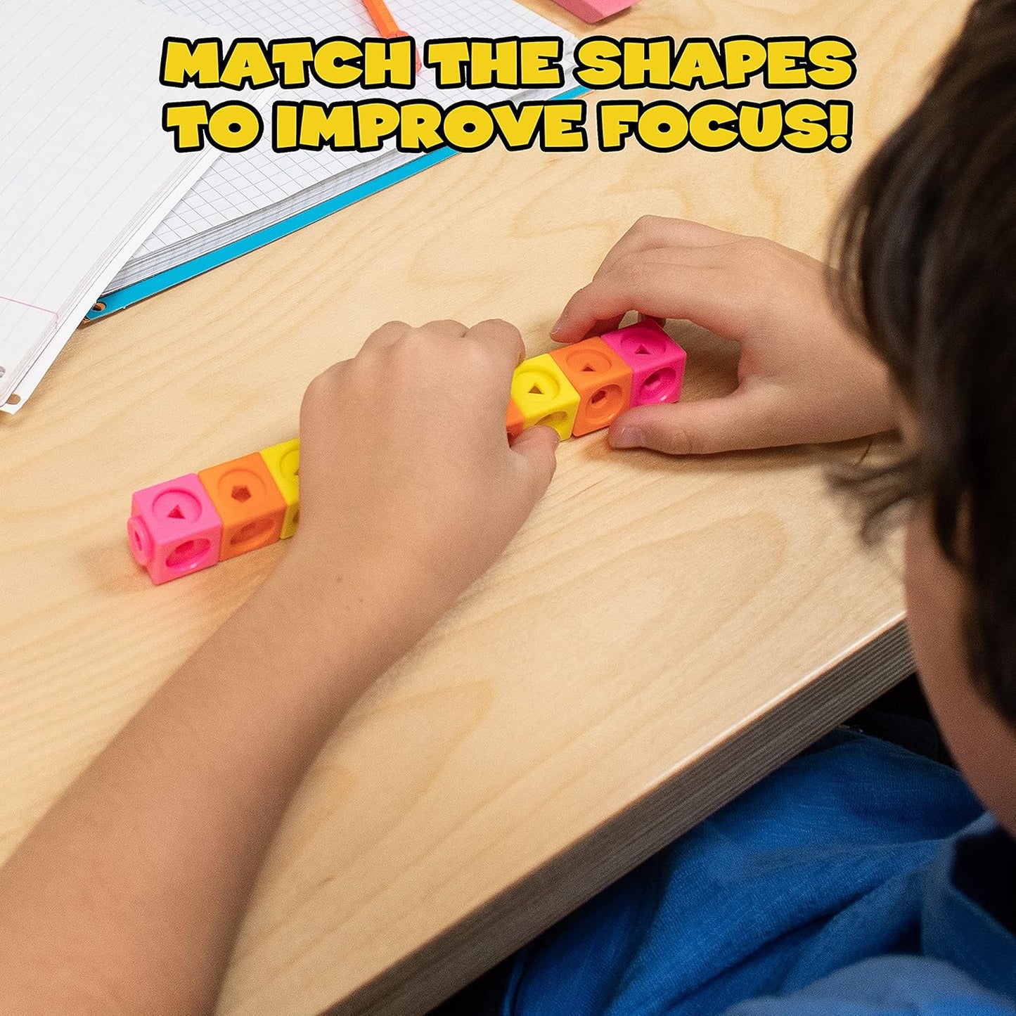 Fidget Cubes, 100 Pack, Fidgets for Kids, Teens, Adults, Sensory Toys for Autistic Children, ADHD, Stress Relief, Anxiety, Party Favors, Stocking Stuffers