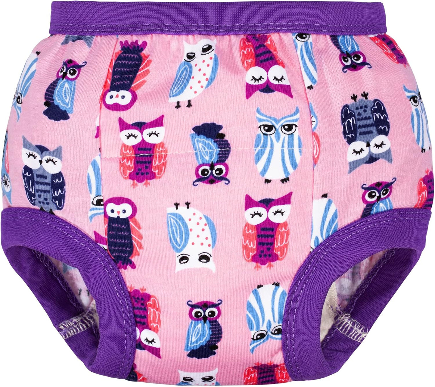 BIG ELEPHANT Potty Training Underwear - 10 Pack, 100% Cotton Absorbent Unisex Toddler Pee Pants for Boys Girls