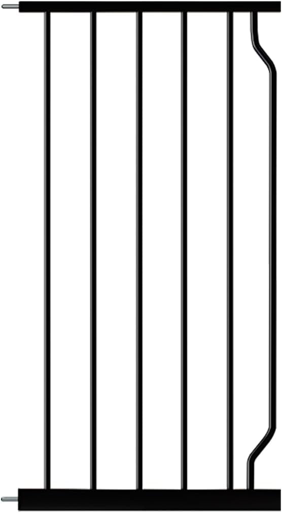 Fairy Baby Safety Gate 14.17 inch Extension for Extra Wide Baby Gate Dog gate Pressure Mounted Walk Through Pet Gate Black