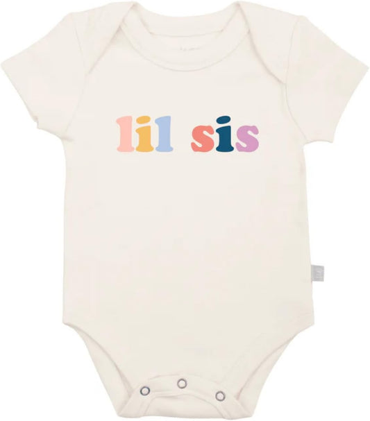 Finn + Emma Organic Cotton Graphic Baby Onesie - Gender Neutral Bodysuits for Babies 0-12 Months in Multiple Sizes and Styles