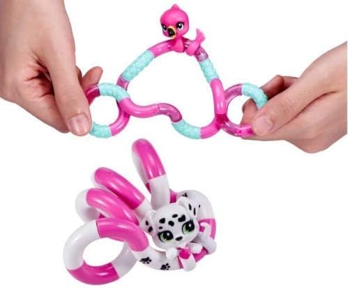 Tangle Jr. Pets Poppy The Puppy Fidget Toy - Twisted Fidget for Hands - Tangled Toys Improve Fine Motor Skills - Twist Fidget Toy for Kids and Adults