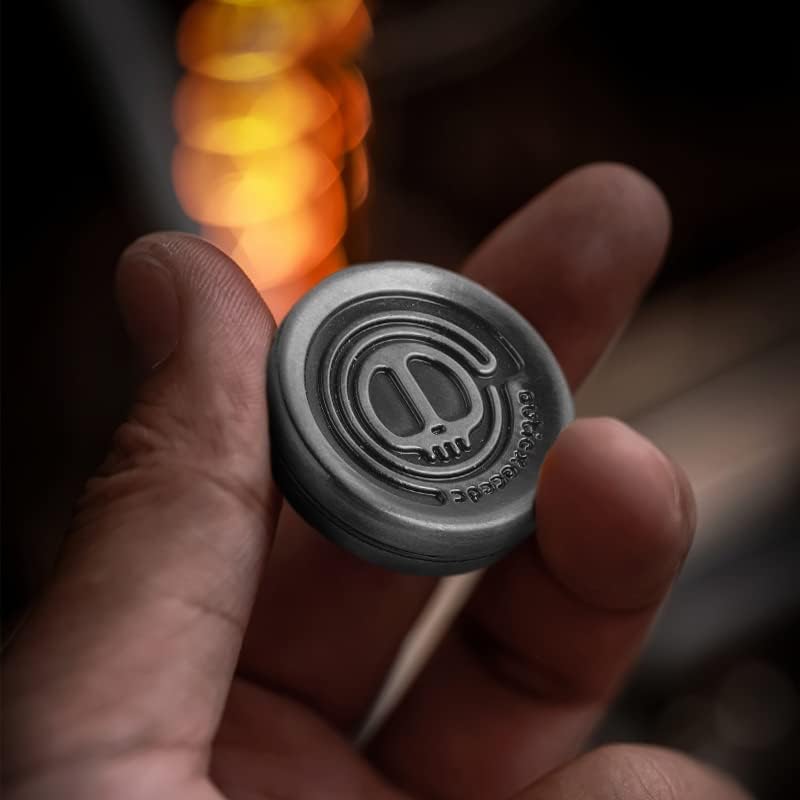 STONESTAR Fidget Toys Pack - Magnetic Metal Fidget Slider Haptic Coin Collection, EDC Fidget Toy for Adults, Helps Relieve ADHD/Anxiety/Stress (Silver)