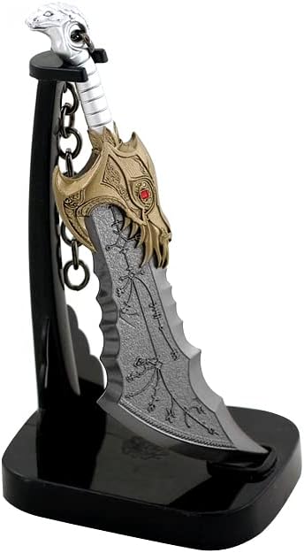 God of War Ragnarök Kratos Blades of Chaos Action Figures Game Toy Collection Keychain Desk Decoration Backpack Pendant Gift