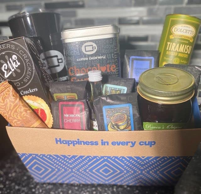 Gourmet Favorites | Coffee, Tea & Gourmet Snacks Gift basket | Coffee Beanery