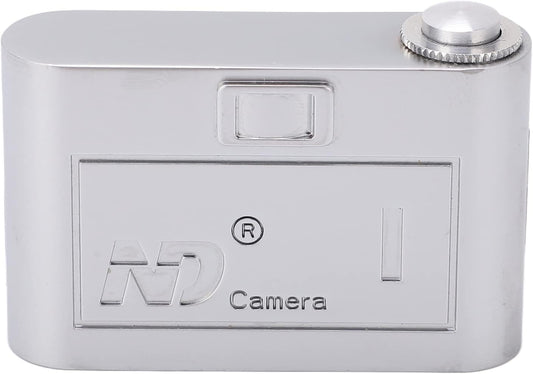 Estink Camera Shaped Metal ADHD Push Slider Toy, Metal Push Card Fidget Slider, Camera Shaped ADHD Push Slider Toy Office Desk Toys Gifts for Adults Kids Students Teens