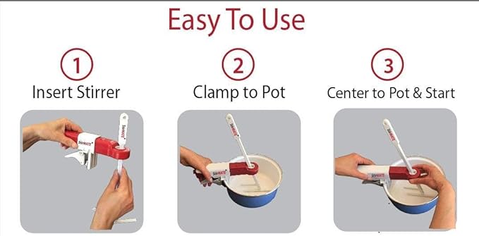 StirMATE Automatic Pot Stirrer GEN 3- Variable Speed, Self-Adjusting, Powerful, Cordless, (Updated 2024)