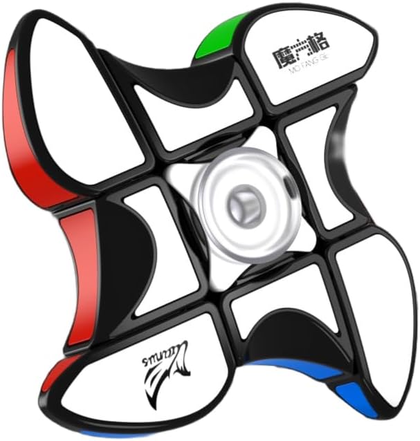 Ultimate 2-in-1 Fidget Spinner and Speed Cube – Portable 1x3x3 Puzzle for Stress Relief, Focus, and Cognitive Fun