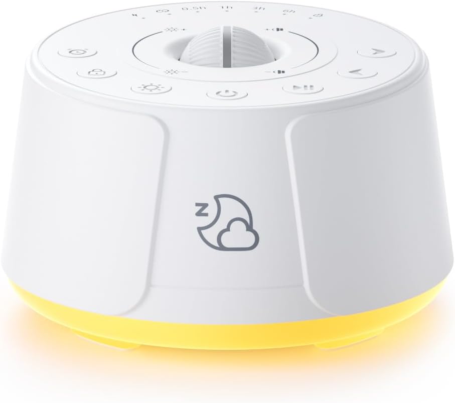 Sound Machine LEICEX White Noise Machine - 30 Soothing Sounds, 10 Colors Night Light, Rechargeable Battery- Travel Portable Sound Machine for Sleep Baby Adults, Perfect Sleeping Companion