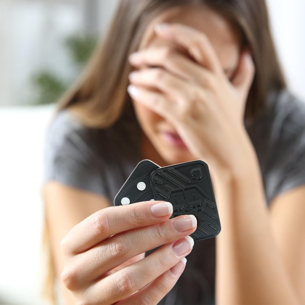 STONESTAR Fidget Toys Pack - Magnetic Metal Fidget Slider Haptic Coin Collection, EDC Fidget Toy for Adults, Helps Relieve ADHD/Anxiety/Stress (Black)