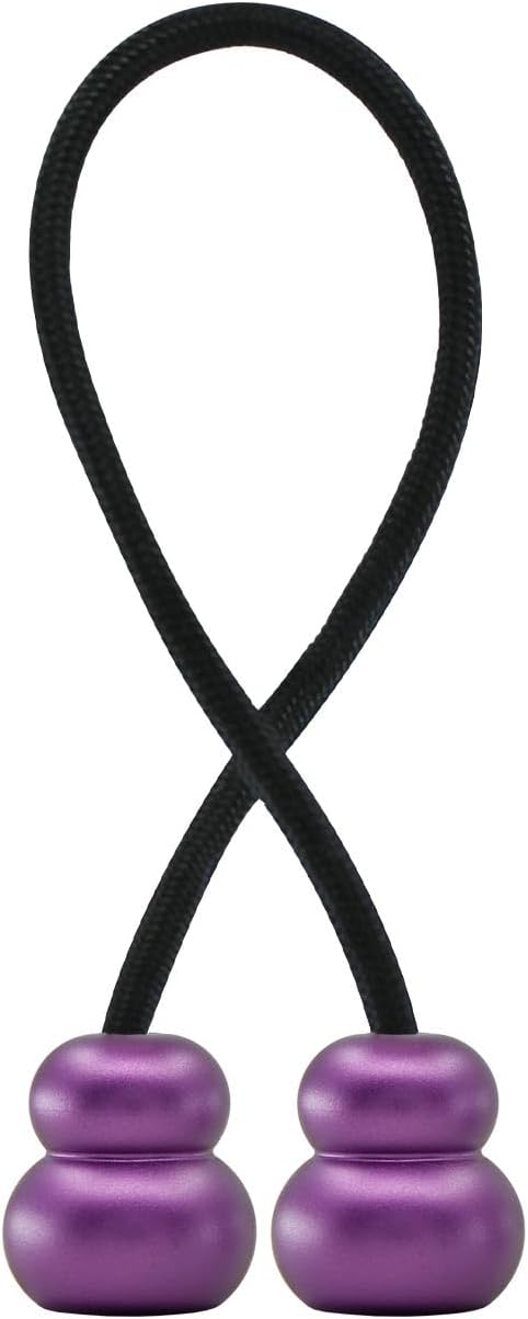 Fidget Beads - Worry Fidget Beads Spin & Bump - Made of Aluminum Alloy - for Men Women Youngs Skill Players Creates a Bit of Magic for You (Cala-Purple)