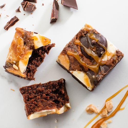 Brownie Points Baby Brownies, 75-Individually Wrapped, Fine and Fresh Ingredients, Gift Box and Gifts Baskets for all Occasions, Fudge Chocolate Brownies, Baked from Scratch, Gourmet Sweet Desserts